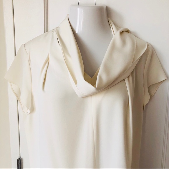 White Silk Escada Shift Dress Like New! - Picture 3 of 8